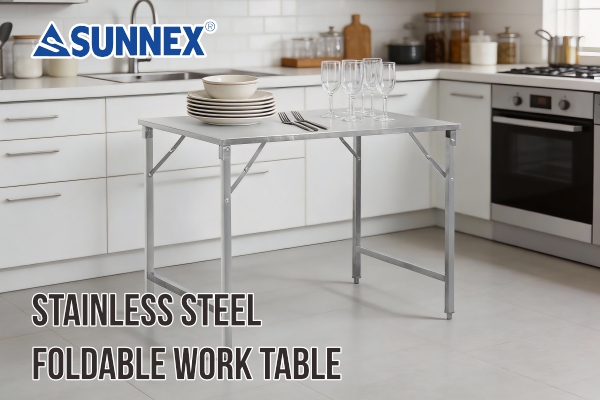SS ఫోల్డబుల్ వర్క్ టేబుల్