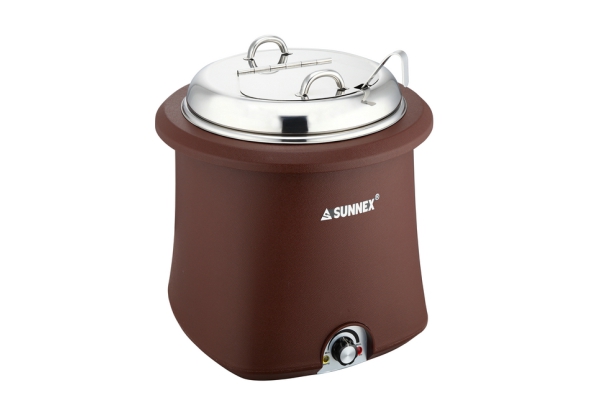 ద్వంద్వ-రంగు SUNNEX GALENA 10L ఎలక్ట్రిక్ సూప్ వార్మర్